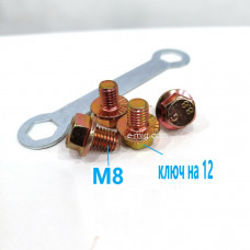 Болты М8 4 шт с ключом