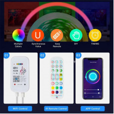 Контроллер Tuya WiFi RGB для освещения 3528 2835 5050 Контроллер Tuya WiFi RGB для освещения 3528 2835 5050
