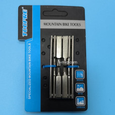 Мультитул велосипедный TOOPRE (ТУПРЕ) X-TOOL CX8, шлиц SL5; крест PH4; HEX M2 M3 M4 M5 M6; TORX25; 82x29x7мм (арт. MultitoolTOOPRE (ТУПРЕ))