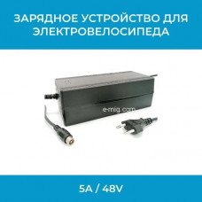 Зарядное устройство 5А / 48V / RCA (арт. 48V5A-RCA)
