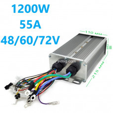 Контроллер мотора E-Mig (Элетро-Миг) 48-72V/ 55A/ 1200W для электрического транспортного средства, велосипеда, скутера (арт. K16) Контроллер мотора E-Mig (Элетро-Миг) 48-72V/ 55A/ 1200W для электрического транспортного средства, велосипеда, скутера (арт. K16)