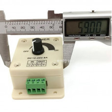 Диммер для светодиодной ленты (регулятор яркости) 12V-24V (арт. LD2) Диммер для светодиодной ленты (регулятор яркости) 12V-24V (арт. LD2)