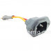Разъем аккумулятора IEC 3 pin (арт. EC3pin) арт. EC3pin Разъем аккумулятора IEC 3 pin (арт. EC3pin) арт. EC3pin