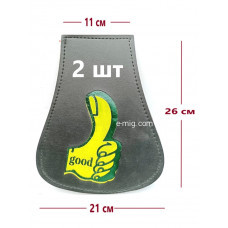 Брызговик Good универсальный 21x25 см с желтым рисунком одна шт. (арт. good/ж)