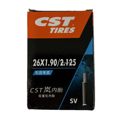 Камера CST для велосипеда 26×1.90–2.125 с ниппелем SV