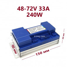 Контроллер мотора E-Mig (Элетро-Миг) 60V/ 33A/ 240-650W для электрического транспортного средства, велосипеда, скутера (арт. K7) Контроллер мотора E-Mig (Элетро-Миг) 60V/ 33A/ 240-650W для электрического транспортного средства, велосипеда, скутера (арт. K7)