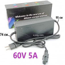 Зарядное устройство для электровелосипеда 5А / 60V / PIN / OUTPUT 67,2V (арт. 60V5A-PIN/V)