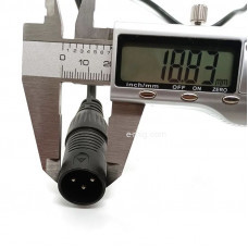 Кабель питания XLR 2x0,5 70 см.