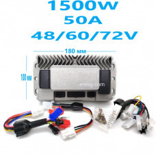 Контроллер мотора E-Mig 48-72V/ 50A/ 1500W (арт. K14) Контроллер мотора E-Mig 48-72V/ 50A/ 1500W (арт. K14)