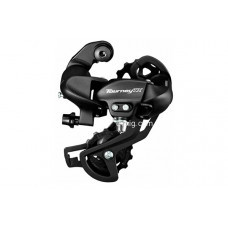 Переключатель задний SHIMANO (ШИМАНО) TY-800 7/8 креп на петух, цвет черный (арт. ARDTX800SGSL)