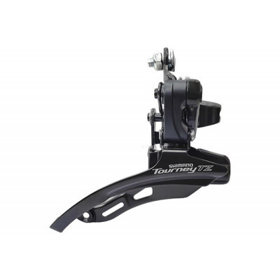 Переключатель передний SHIMANO (ШИМАНО) Tourney FD-TZ500, нижняя тяга, хомут 31.8, максимальная звезда 42Т (арт. AFDTZ500DSDM6) арт. AFDTZ500DSDM6