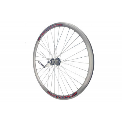 Колесо 28" заднее, втулка Stels, двойной обод цвет SILVER арт. 3062802-11
