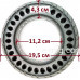 Литая бескамерная покрышка 8.0x2.5 для электросамоката (SK-8.0x2.5)