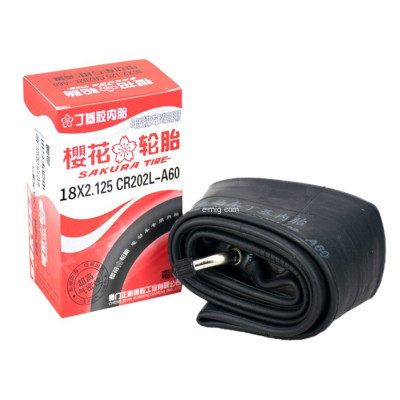 Камера 18x2.125 China с загнутым ниппелем арт. China18x2.125