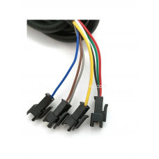 Ручка газа для электровелосипеда с LCD дисплеем с кнопкой запуска 36-48-60-72V, 8 проводов