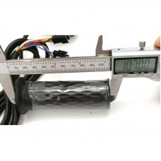 Ручка газа для электровелосипеда с LCD дисплеем с кнопкой запуска 36-48-60-72V, 8 проводов