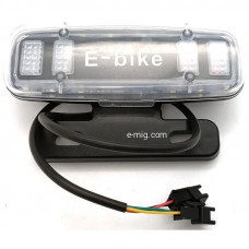 Фонарь E-bike с стоп сигналом (без поворотников) 36-60V (арт. D14-миг)