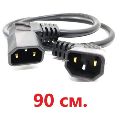 Двухсторонний провод‑переходник 3Pin «папа» 2x4, 90 см (арт. П3Pin90)