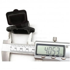 Сетевой разъем IEC 320 C14 3 PIN с крышкой (арт. IEC-П-3)