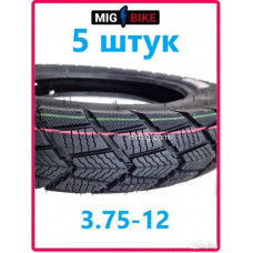 Покрышка 3.75-12 mig (5 штук)