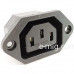 Сетевой разъем IEC 320 C14 3 PIN 250V арт. IEC 320 C14