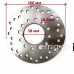 Диск тормозной для электровелосипедов на 3 болта 160x58 мм арт. disk3х160
