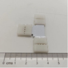 Соединитель 4-контактный T угловой для ленты RGB 10 мм (арт. 5kT/10) Соединитель 4-контактный T угловой для ленты RGB 10 мм (арт. 5kT/10)