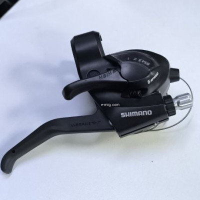 Шифтер/Монетка с тормозной ручкой SHIMANO Tourney, ST-EF41, правый, 6 скоростей арт. ST-EF41/6speed