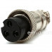 Разъем авиационная розетка GX16 3Pin (арт. GX16 3Pin) арт. GX16 3Pin