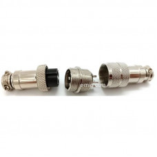 Разъем авиационная розетка GX16 4Pin (арт. GX16 4Pin)