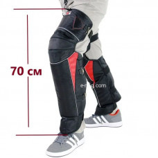 Наколенники мотоциклетные утепленные удлиненные 70 см. (арт. MotoKol_dl)