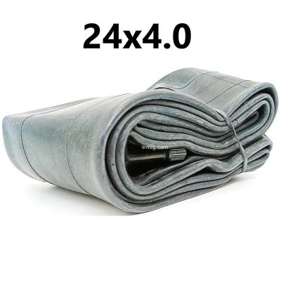 Камера 24×4.0 для велосипеда с прямым ниппелем (арт. кам24×4.0)