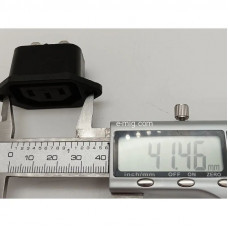 Сетевой разъем мама IEC 320 C14 3 PIN 250V (3 шт.) (арт. IEC-М-3)