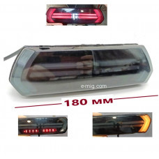Задняя  LED фара шестиугольная 36-60V 160 мм (арт. F6)