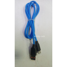 Кабель USB (УПШ)-Type-C силикон в асcортименте (арт. USB (УПШ) 001)
